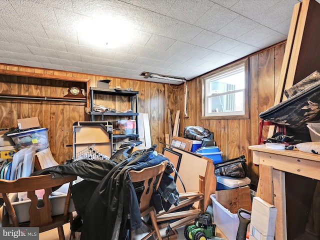 view of storage room