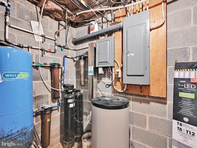 utilities with electric panel