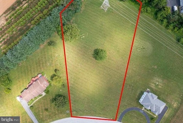 13 Sugarvale Way, Lutherville Timonium, MD 21093 - aerial view featuring a rural view