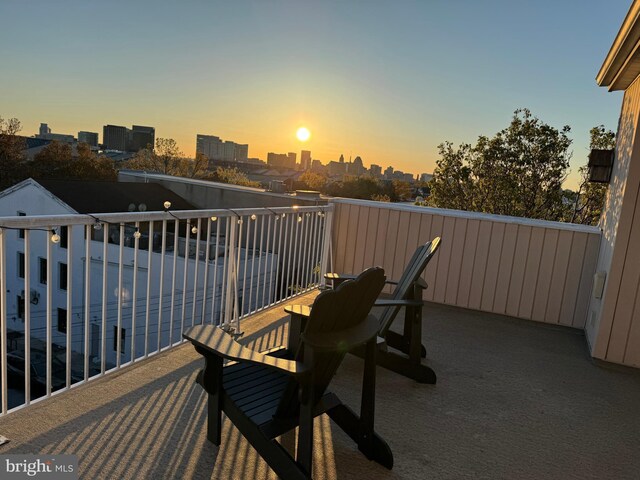 2331 Cambridge Walk, Baltimore, MD 21224 - balcony featuring a city view