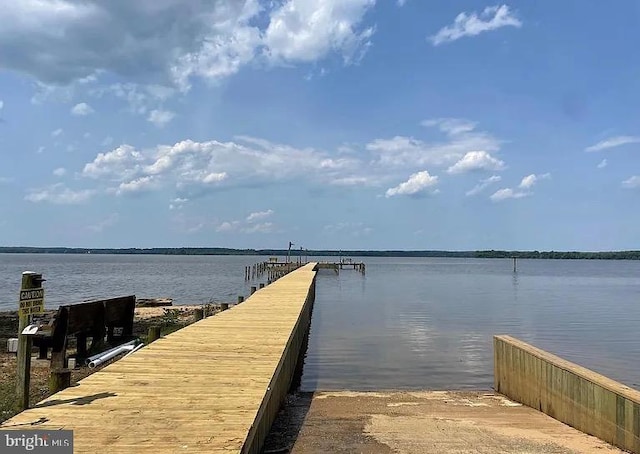 9431 Baybreeze Ct, Port Royal, VA 22535 - dock area with a water view