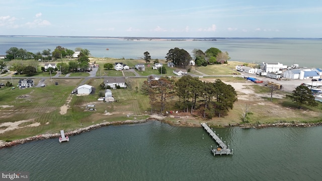 2508 Old House Point Rd, Fishing Creek, MD 21634 - birds eye view of property featuring a water view