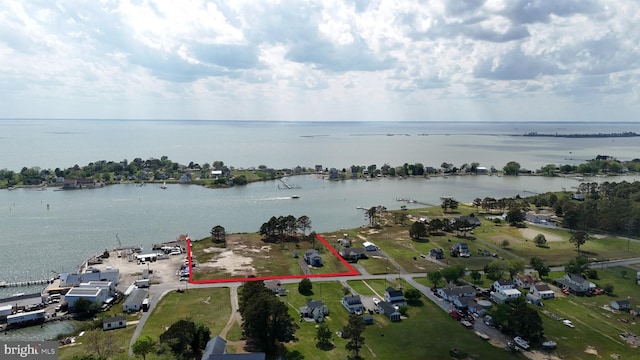 2508 Old House Point Rd, Fishing Creek, MD 21634 - bird's eye view with a water view