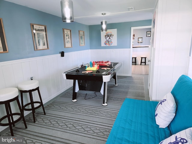 2508 Old House Point Rd, Fishing Creek, MD 21634 - playroom featuring wainscoting and visible vents