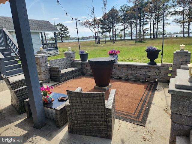 2508 Old House Point Rd, Fishing Creek, MD 21634 - view of patio / terrace with covered porch
