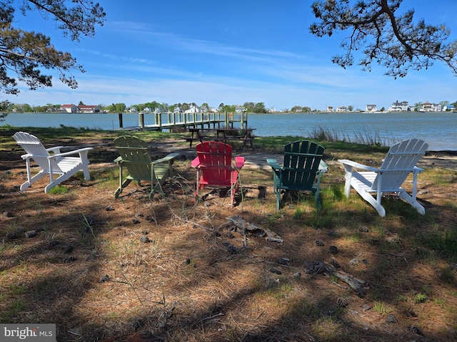 2508 Old House Point Rd, Fishing Creek, MD 21634 - view of yard featuring a water view