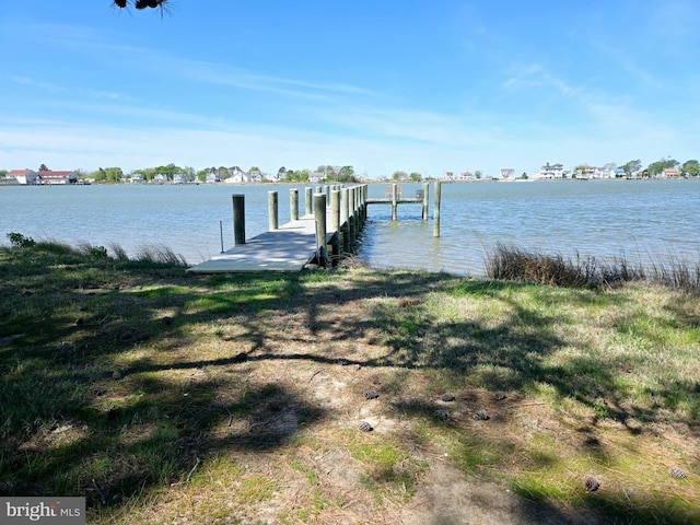 2508 Old House Point Rd, Fishing Creek, MD 21634 - dock area featuring a water view