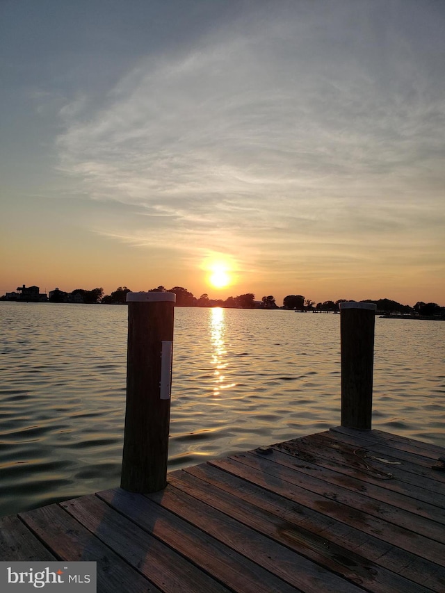 2508 Old House Point Rd, Fishing Creek, MD 21634 - view of dock featuring a water view