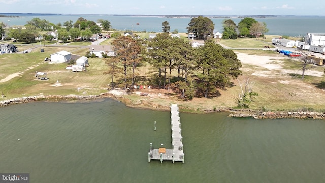 2508 Old House Point Rd, Fishing Creek, MD 21634 - bird's eye view featuring a water view