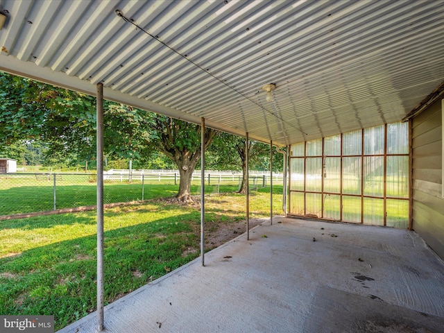 12836 Hessong Bridge Rd, Thurmont, MD 21788 - view of patio / terrace with fence