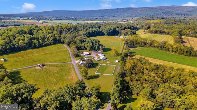 12836 Hessong Bridge Rd, Thurmont, MD 21788 - drone / aerial view with a mountain view and a rural view