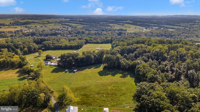12836 Hessong Bridge Rd, Thurmont, MD 21788 - aerial view featuring a rural view