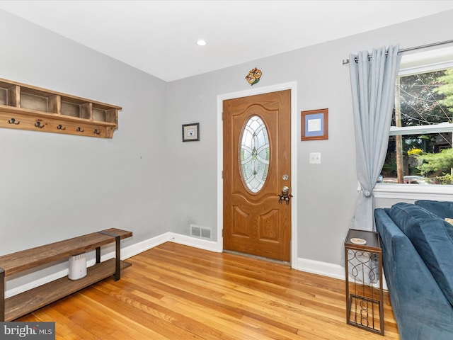 507 Kerwin Ct, Silver Spring, MD 20901 - foyer entrance with baseboards and light wood-type flooring