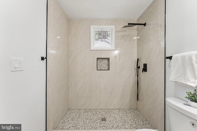 3104 Douglas St NE, Washington, DC 20018 - bathroom with toilet and a tile shower