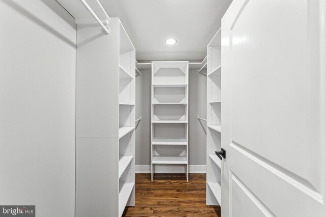 3104 Douglas St NE, Washington, DC 20018 - walk in closet with dark wood-style floors