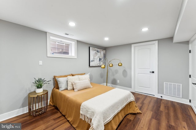 3104 Douglas St NE, Washington, DC 20018 - bedroom featuring wood finished floors, recessed lighting, and baseboards