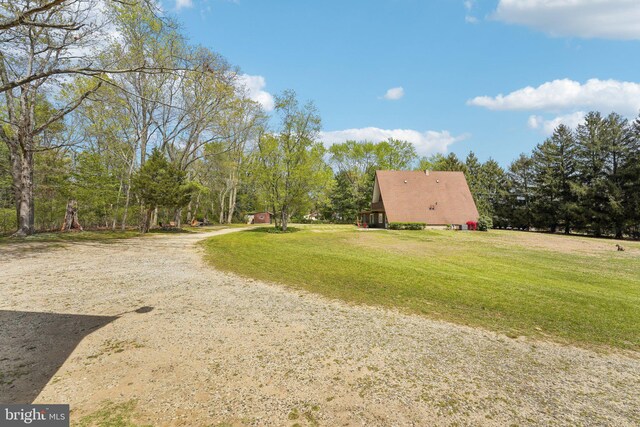 view of yard