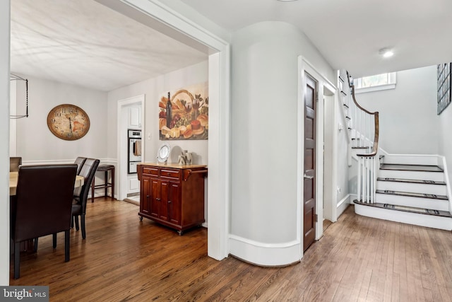40 Treaty Elm Ln, Haddonfield, NJ 08033 - interior space with dark wood-style floors and stairs