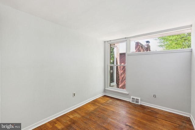 18 University Mews, Philadelphia, PA 19104 - empty room with baseboards, wood finished floors, and visible vents