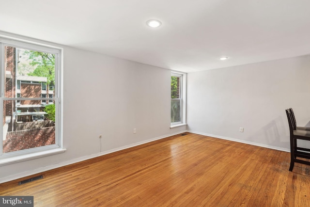 18 University Mews, Philadelphia, PA 19104 - empty room with visible vents, recessed lighting, baseboards, and wood finished floors