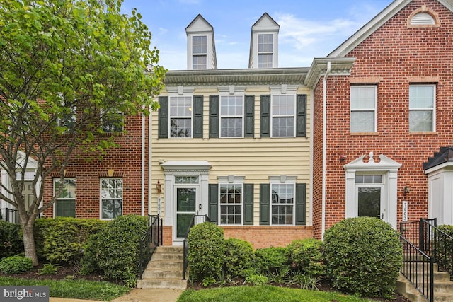 7601 Willow Bottom Rd, Sykesville, MD 21784 - view of property featuring brick siding