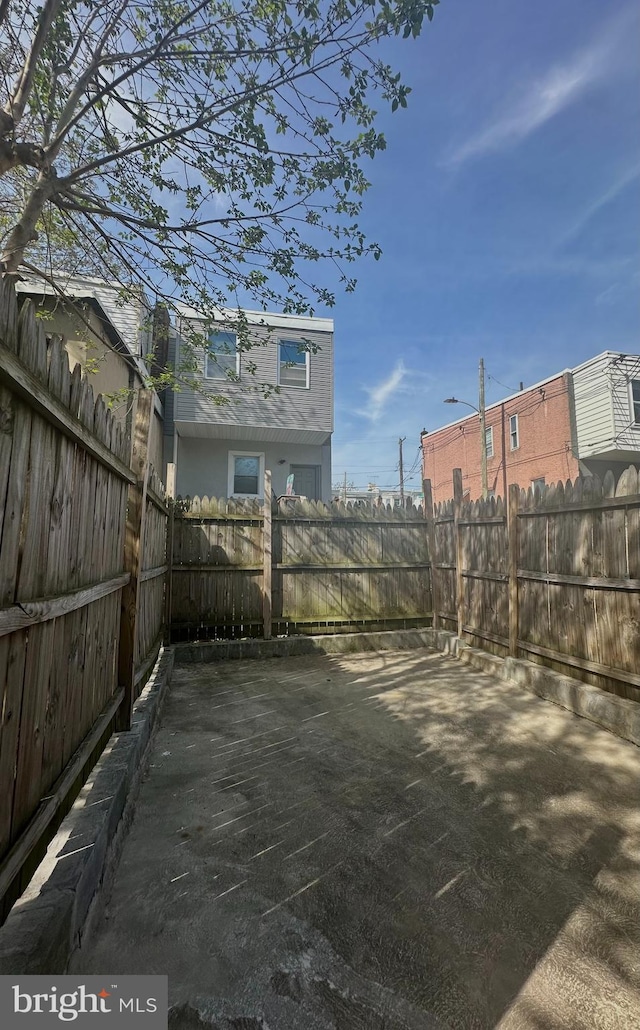 view of patio / terrace with a fenced backyard