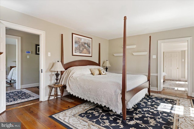 51 Cowpath Rd, Souderton, PA 18964 - bedroom featuring hardwood / wood-style floors and baseboards