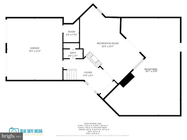 21417 Falling Rock Ter, Broadlands, VA 20148 - property floor plan