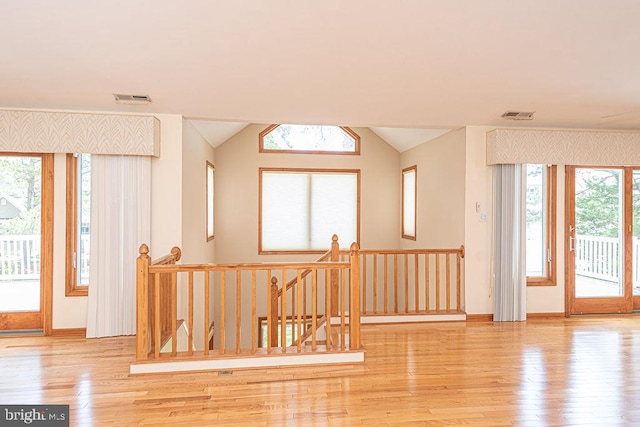 29 Salt Grass Rd, Ocean Pines, MD 21811 - foyer entrance with hardwood / wood-style flooring, lofted ceiling, and baseboards