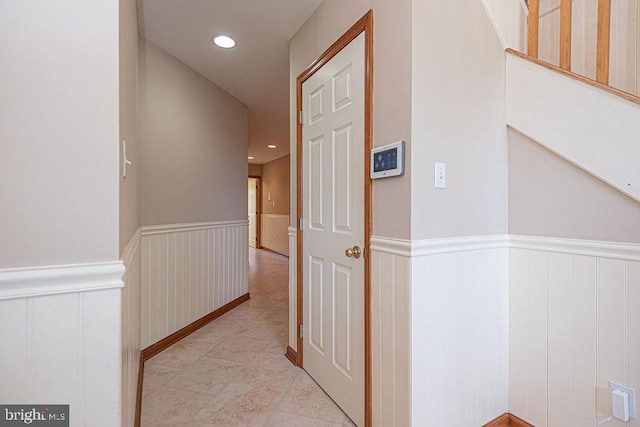 29 Salt Grass Rd, Ocean Pines, MD 21811 - hallway featuring wainscoting
