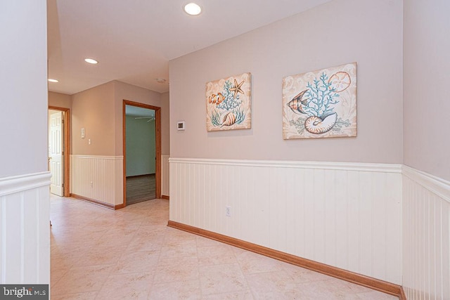 29 Salt Grass Rd, Ocean Pines, MD 21811 - unfurnished room featuring a wainscoted wall and recessed lighting