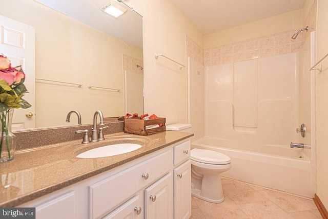29 Salt Grass Rd, Ocean Pines, MD 21811 - full bath with toilet, vanity, and shower / bathtub combination