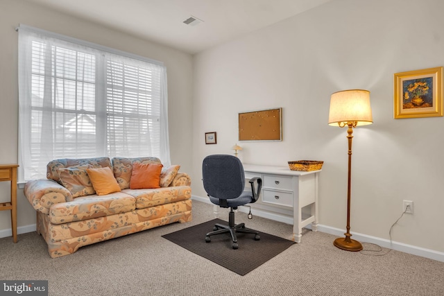323 Valor Dr, Mechanicsburg, PA 17050 - carpeted office space featuring visible vents and baseboards