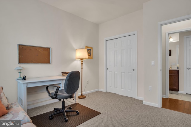 323 Valor Dr, Mechanicsburg, PA 17050 - office featuring carpet flooring and baseboards