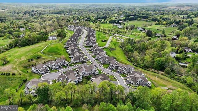 207 Reid Way, West Chester, PA 19382 - birds eye view of property with a residential view and a view of trees
