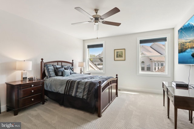 207 Reid Way, West Chester, PA 19382 - bedroom featuring baseboards, carpet, and a ceiling fan