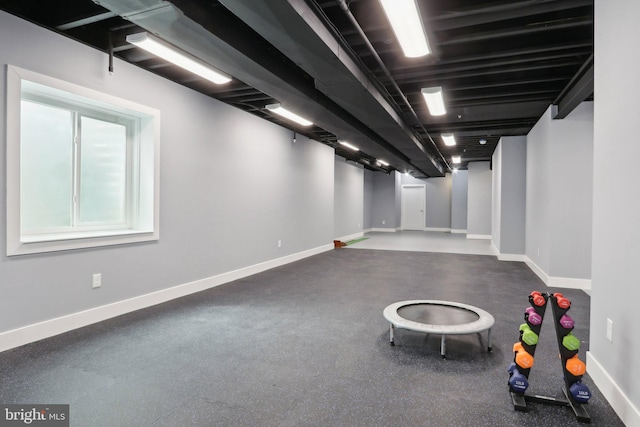 207 Reid Way, West Chester, PA 19382 - finished basement featuring baseboards