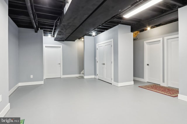 207 Reid Way, West Chester, PA 19382 - finished basement featuring baseboards and stairs