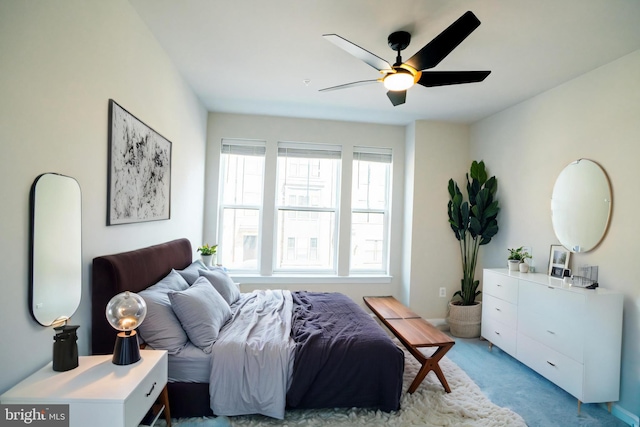 43447 Stonewood Crossing Ter, Ashburn, VA 20148 - bedroom featuring a ceiling fan and light colored carpet