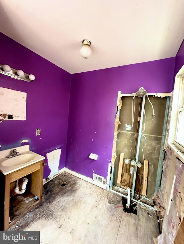 316 Atlantic St SE, Washington, DC 20032 - interior space featuring baseboards and vanity