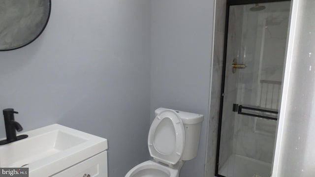 1839 E Pastorius St, Philadelphia, PA 19138 - bathroom with toilet, a stall shower, and vanity