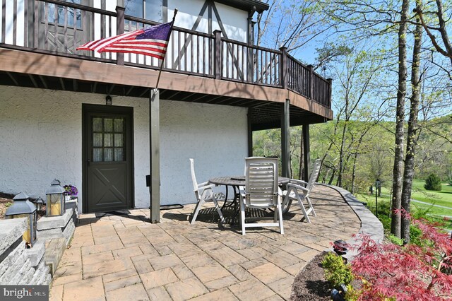 view of patio / terrace with outdoor dining area