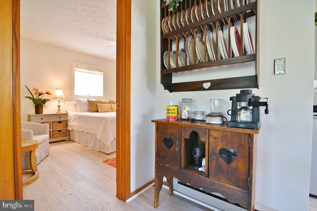 interior space featuring wood finished floors
