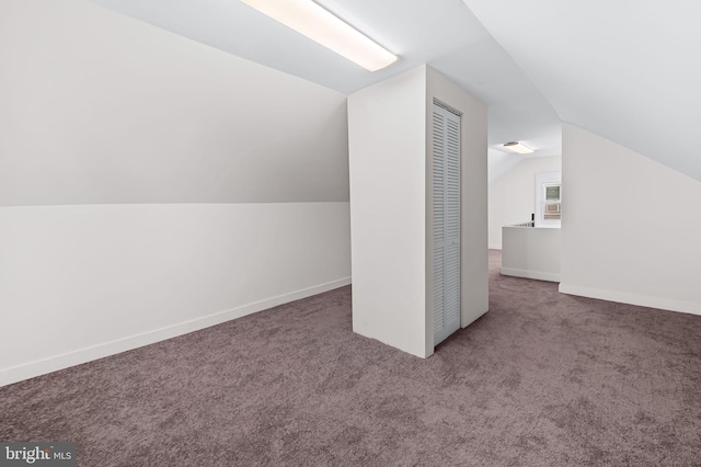 18 Crafton Rd, Baltimore, MD 21221 - bonus room with baseboards, carpet flooring, and vaulted ceiling