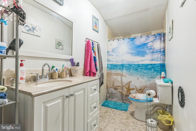 3526 Welsh Rd, Philadelphia, PA 19136 - full bath with toilet, vanity, and tile patterned floors