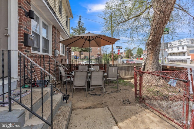 3526 Welsh Rd, Philadelphia, PA 19136 - view of patio / terrace with fence and outdoor dining area