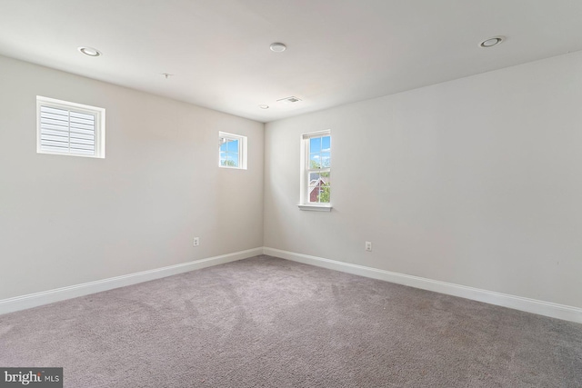 4507 Shakespeare Cir, White Plains, MD 20695 - carpeted empty room featuring baseboards and recessed lighting