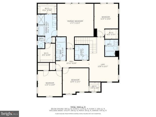 4507 Shakespeare Cir, White Plains, MD 20695 - floor plan