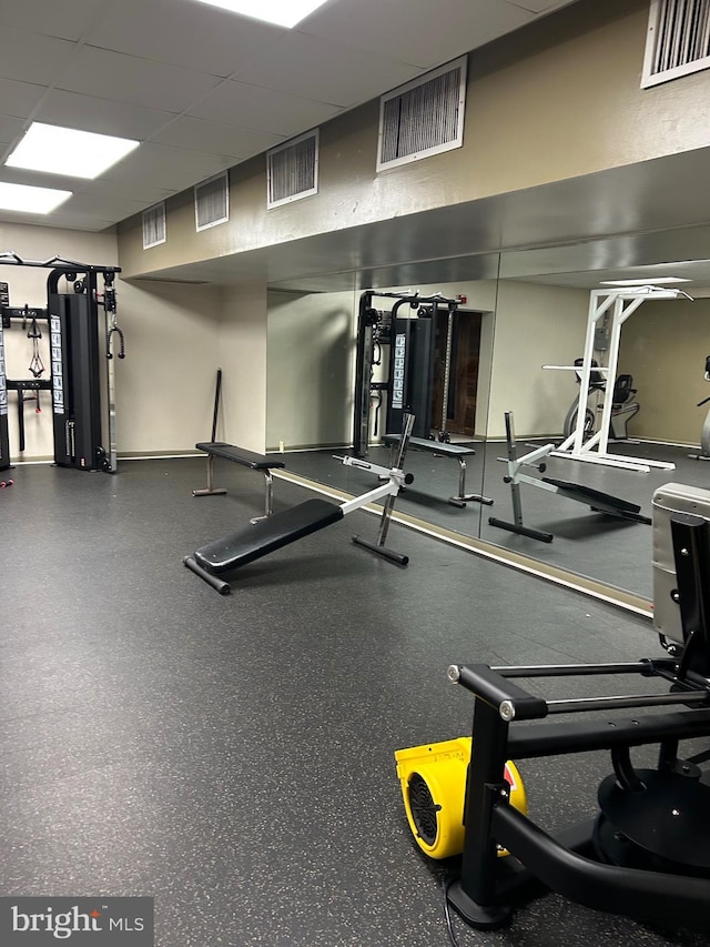 3100 S Manchester St Unit 113, Falls Church, VA 22044 - gym featuring visible vents