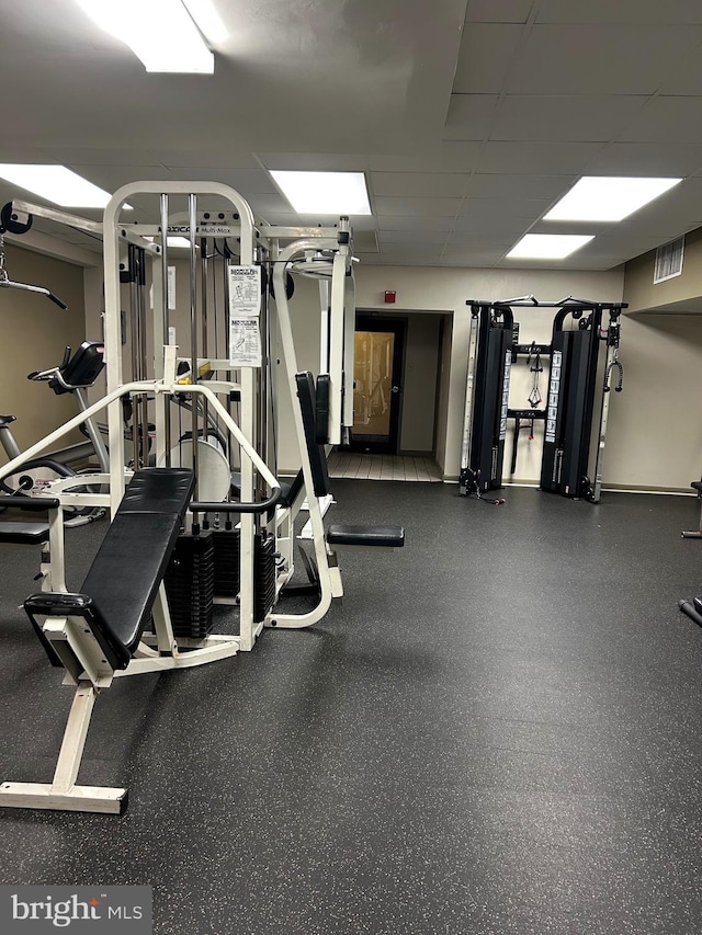 3100 S Manchester St Unit 113, Falls Church, VA 22044 - workout area with visible vents